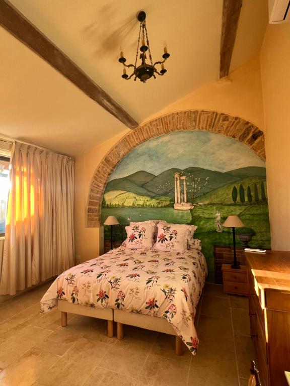 Chambre, literie neuve — © City Gîte Affresco