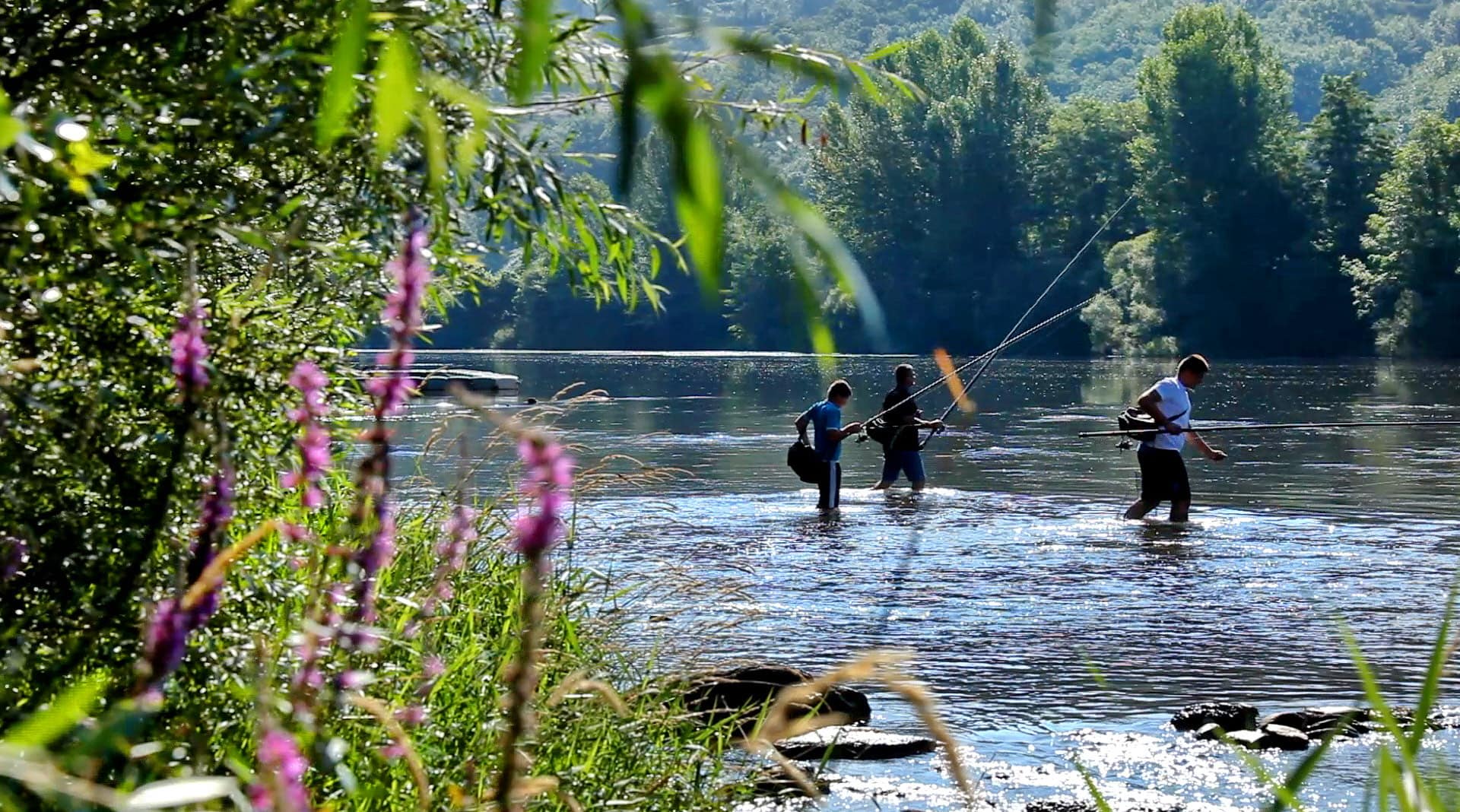 Pesca entre amigos en el País albigense